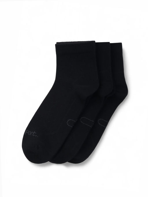 Носки мужские спортивные с компрессией, набор 3 пары Resport, размер 39-41, чёрные