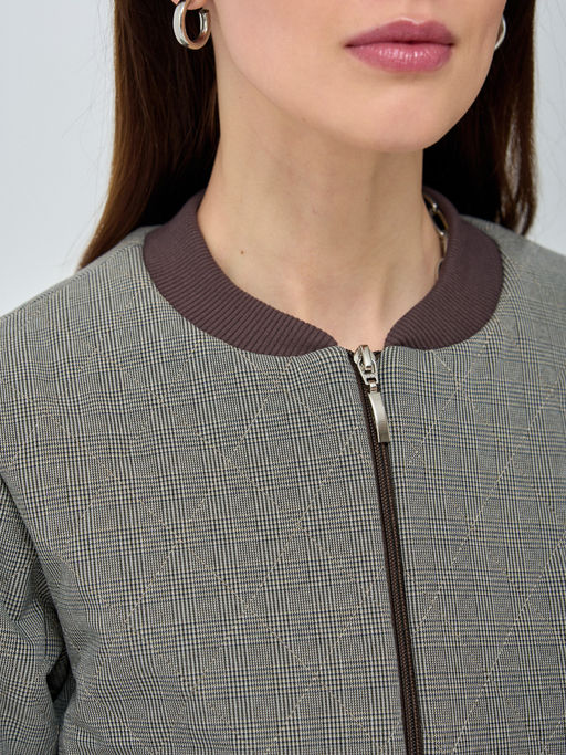 Бомбер стеганый на резинке OD-652-1 - Tantino фото 9