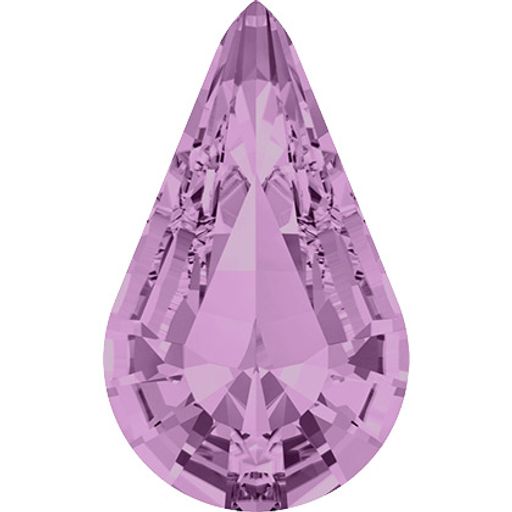 PRECIOSA 435-15-615 страз цветн. 8 х 4.8 мм стекло 12 шт св. сиреневый (lt. amethyst 20020)