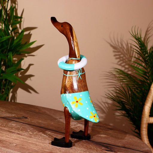 Сувенир «Утка в купальнике», 45 см, дерево