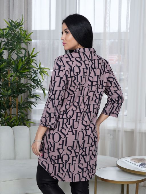 Тэффи туника женская (кофе) - Lovetex фото 5