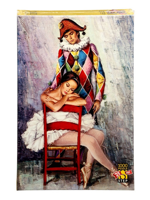 Пазл «Арлекин и балерина», 1000 деталей