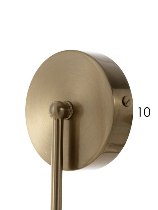 Бра G11064/1w, 1хE14, 60 Вт, медный/белый