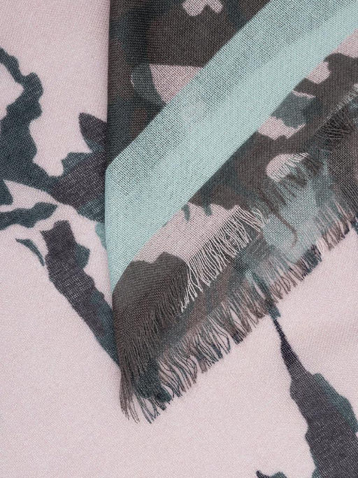 Платок жен. шерсть+шелк 110х110 E43-8406-14 - Eleganzza фото 3