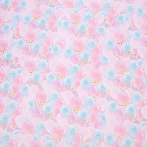 Цена за 10 шт. Бумага упаковочная глянцевая Шарики, 70?100 см