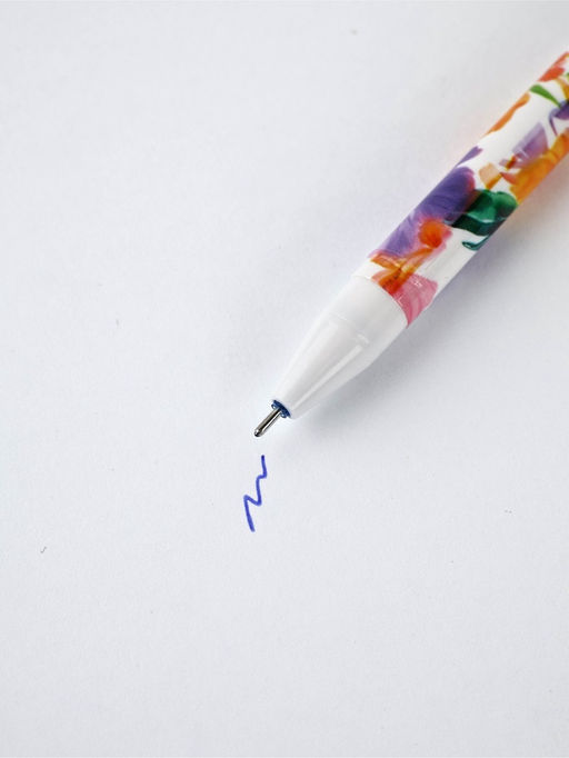 Цена за 12 шт. Ручка пиши-стирай, синяя паста, гелевая, 0.5 мм, пластик С 8 Марта!