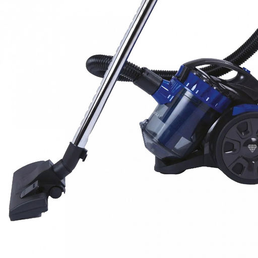 Пылесос "Kelli", пылесборник: циклонный фильтр 2,5л, 5-ти ступенчатая система фильтрации, удобный механизм очистки, металлическая телескопическая трубка, ножной переключатель вкл/выкл, сетевой шнур: 5м, атоматическое сматывание, регулятор мощности на