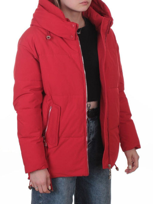 2387 RED Куртка зимняя женская (150 гр. холлофайбер)
