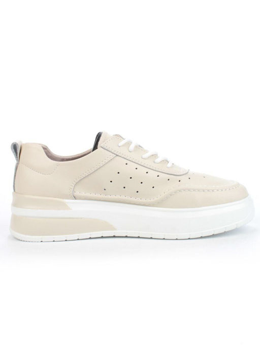 05-PDD188-1 BEIGE Кроссовки женские (натуральная кожа)