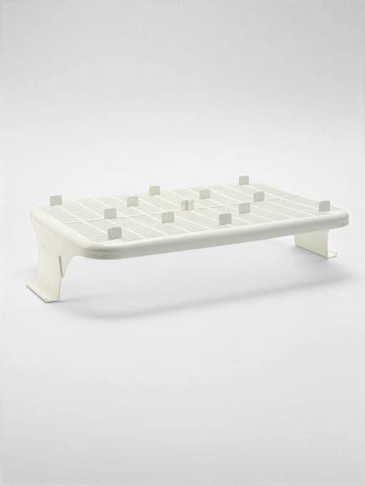 Туалет с сеткой, 44×33×11.5 см, коричневый, белый