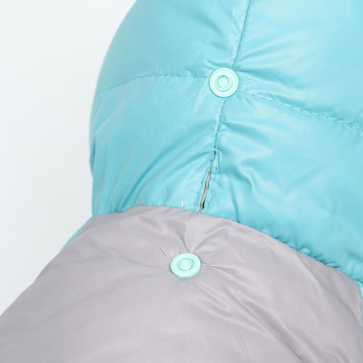 Комбинезон Анорак светоотражающий, размер 16 (ДС 36, ОГ 46, ОШ 35 см), чёрно-голубой - Simaland фото 6