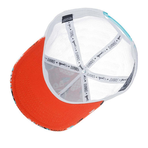 Бейсболка DJINNS арт. HFT Cap IOI Modern Classics (оранжевый / белый)