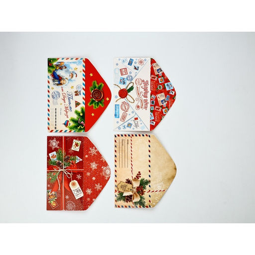 Набор конвертов «С Новым годом» 15 штук, 16,5 x 8 см