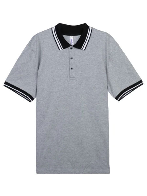 PlayToday / Сорочка трикотажная с воротником поло для мужчин фото 6