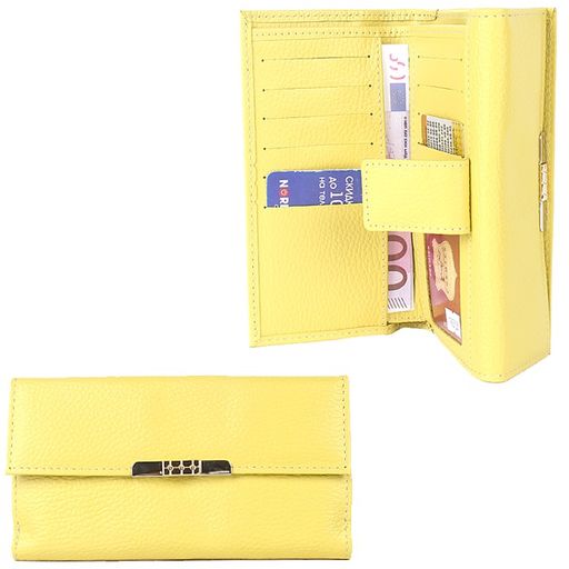 Портмоне женское Premier-В-30 н/к, 3 отд, 12 карм, желтый флотер (321) 193735