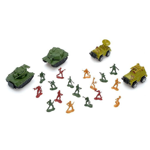 Набор солдатиков Автоштурм, с техникой - Simaland фото 2