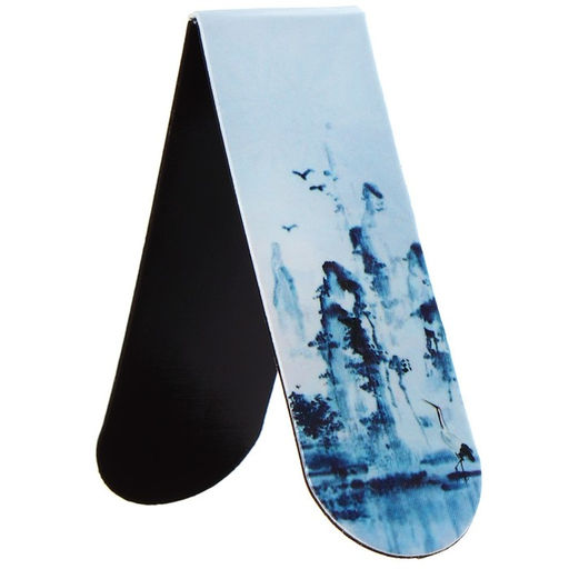 Набор магнитных закладок для книг Calligrata 6 штук, «Цветы», МИКС