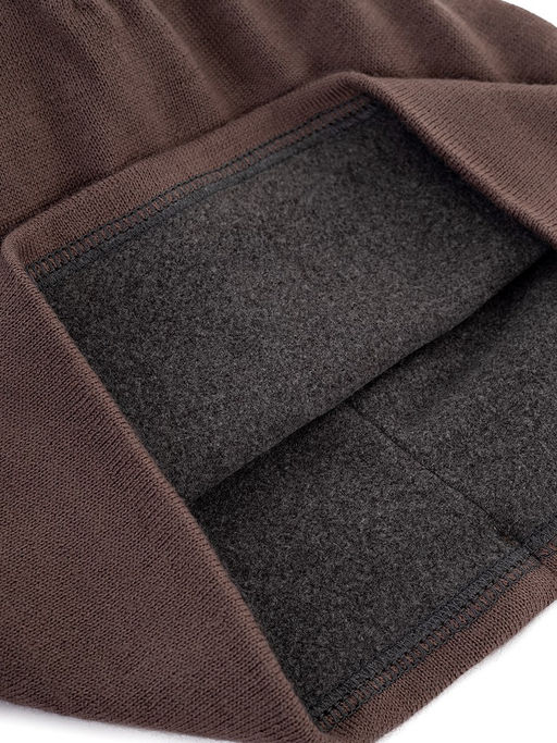 Шапка жен. шерсть+акр LB-N88039 cacao