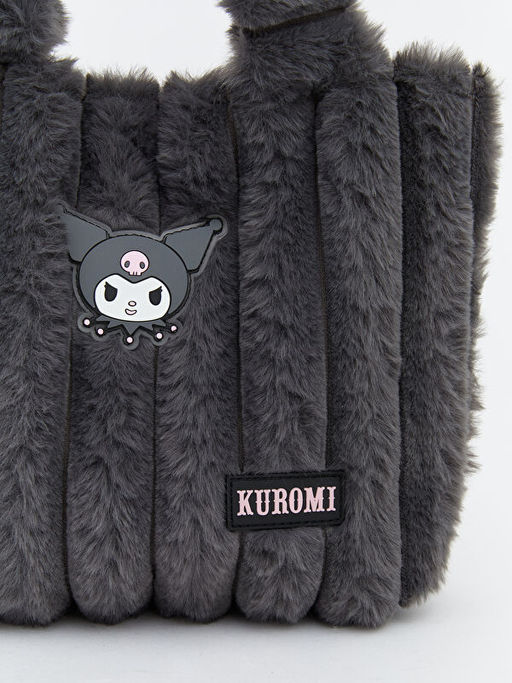 Kuromi Bask?l? K?z ?ocuk Pel?? Omuz ?antas?