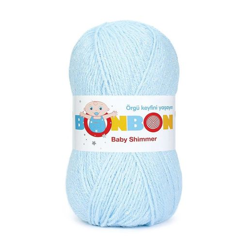 Цена за 5 мотков пряжи BONBON BABY SHIMMER