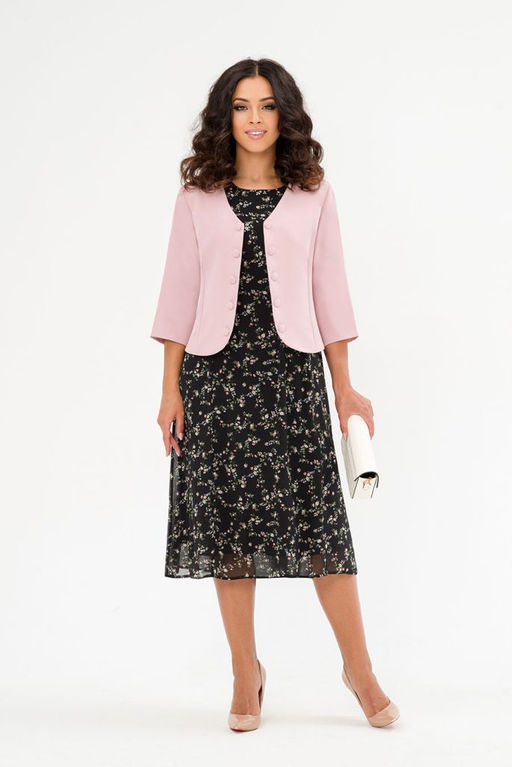 Платье с жакетом Марселла (50-56) - Serenada фото 7