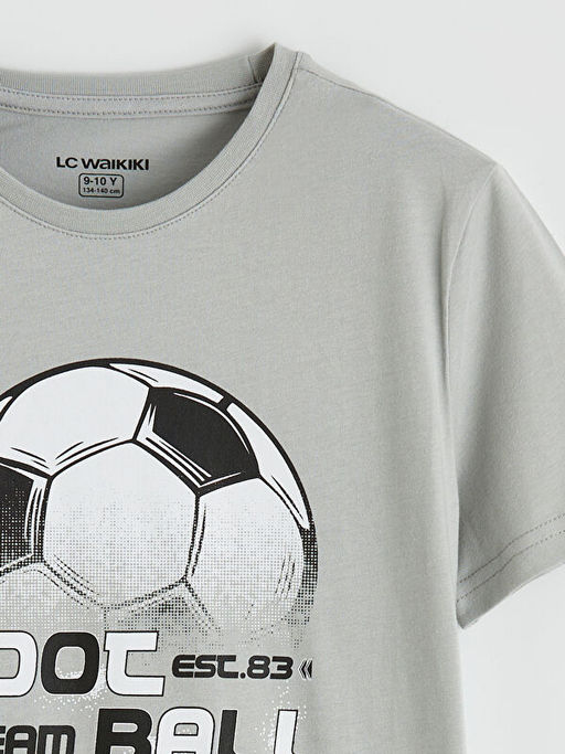 Bask?l? Erkek ?ocuk Pijama Tak?m