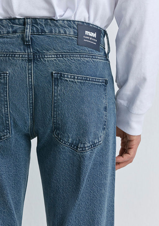 London Classic Denim Vintage Mavi Jean Pantolon  фото 7