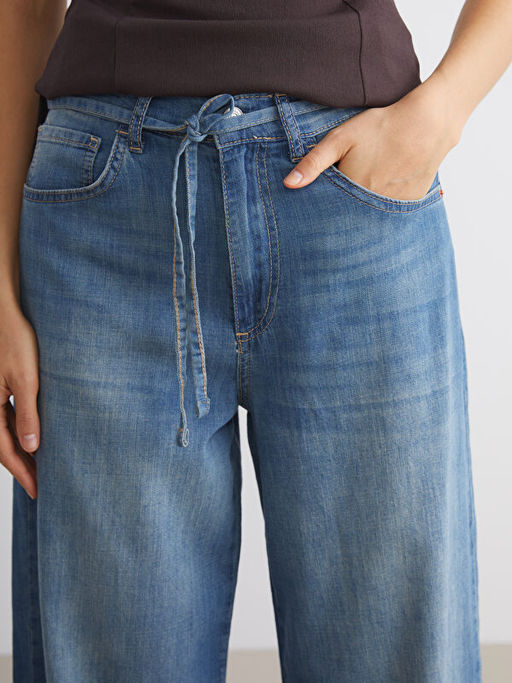 Beli Ku?akl? Wideleg Kad?n Jean Pantolon