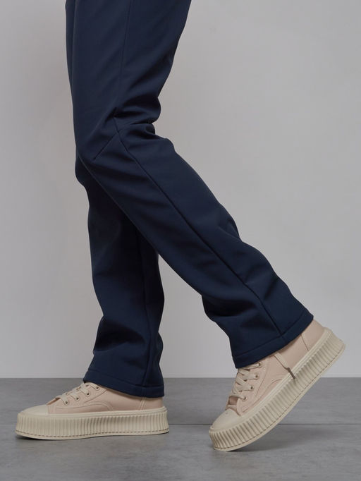 Брюки спортивные софтшелл MTFORCE женские синего цвета 2410S  фото 19