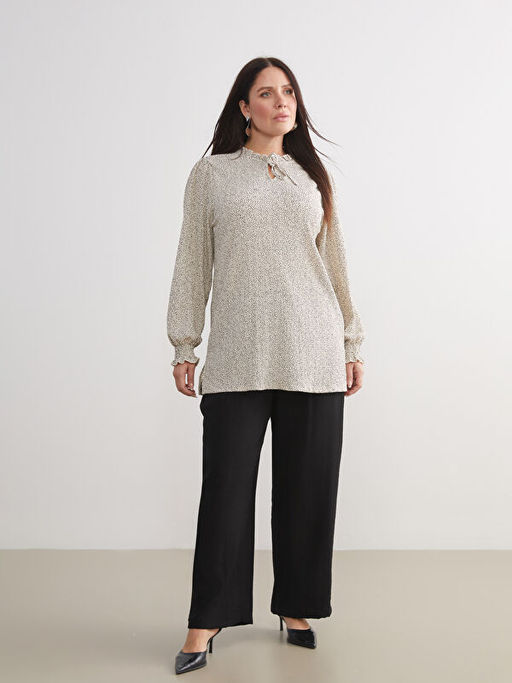 Beli Lastikli Geni? Pa?a Kad?n Pantolon