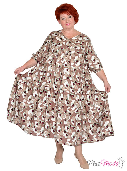 Платье Модель №1529 размеры 44-84 - Plusmoda фото 6