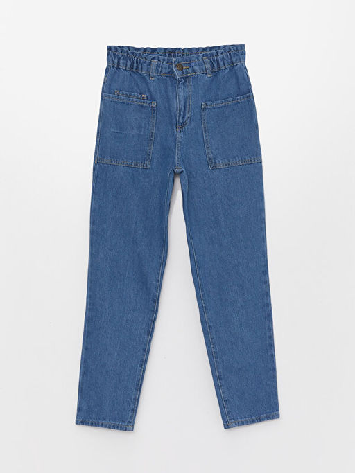 Paperbag K?z ?ocuk Jean Pantolon