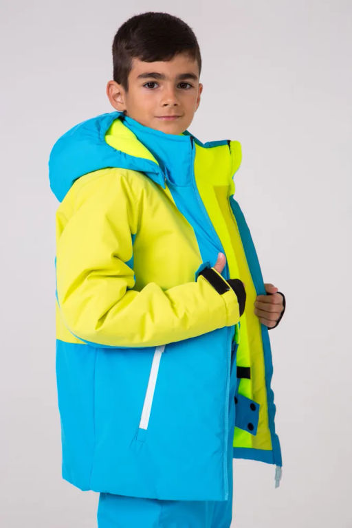 Горнолыжный костюм для мальчика зеленого цвета 9317Z - Valianly фото 24