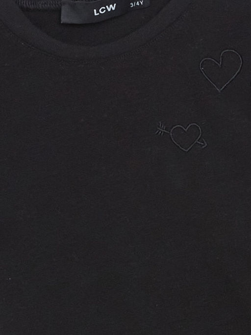 Bisiklet Yaka Nak??l? K?z ?ocuk Ti??rt - Waikiki фото 2