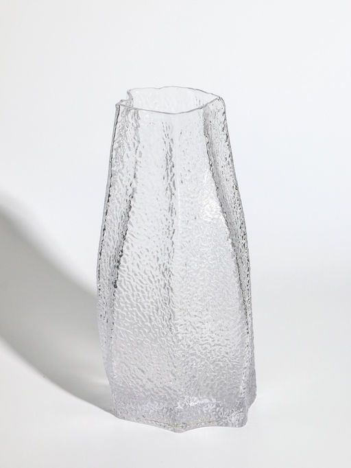 Ваза «Дженис», 25×12×8 см, стекло, прозрачная