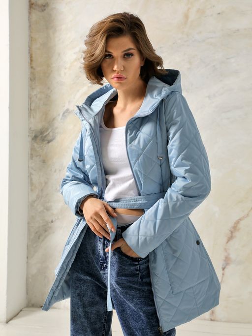 22114 Куртка голубой - Dizzyway фото 4