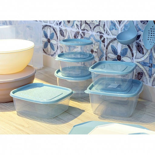 КОНТЕЙНЕР АРТ-ДЕКОР 1,25Л (Светло-голубой) - Phibo фото 3