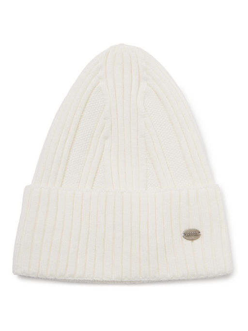 Шапка жен. виск+нейл+каш LB-A53068 white