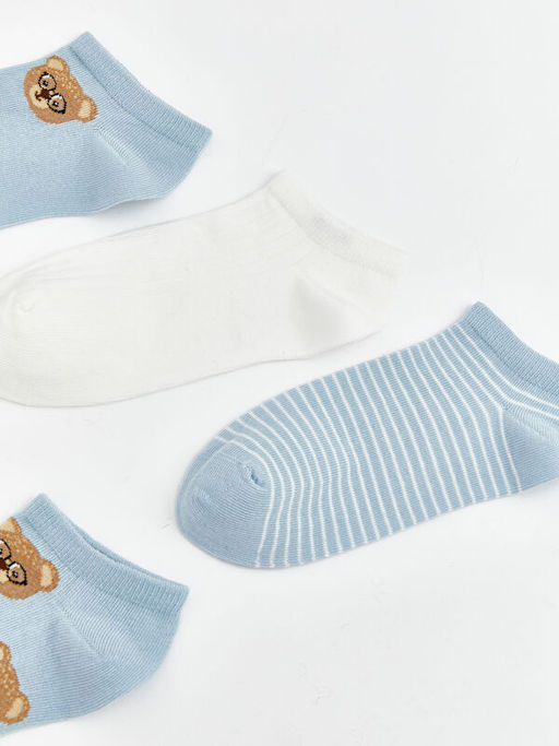 Ay? Bask?l? Kad?n Patik ?orap 5li