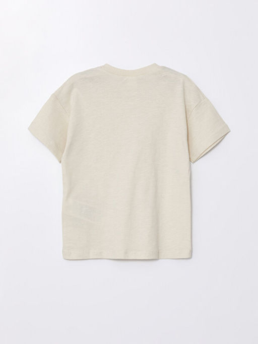 Bisiklet Yaka K?sa Kollu Bask?l? Erkek Bebek Ti??rt - Waikiki фото 3