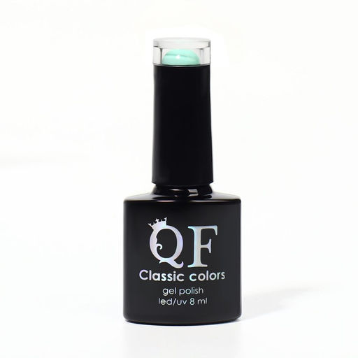 Гель лак для ногтей, CLASSIC COLORS, 3-х фазный, 8мл, LED/UV, цвет мятный (26) - Queen fair фото 8