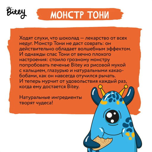 Печенье Bitey с глазурью Шоколад безглютеновое 125г - Take a Bitey фото 5