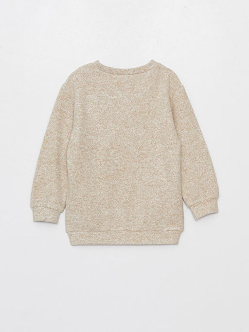 Bisiklet Yaka Uzun Kollu Erkek Bebek Sweatshirt - Waikiki фото 2