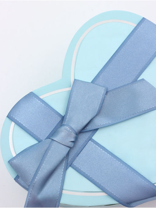 Набор подарочных коробок сердце 3 в 1, бирюзовый, 22?20?9; 18.5?17?7.5; 16?14?6 см