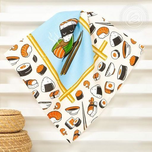 К-т полотенец Васаби 50*60 см. - 3 шт. рогожка хлопок 100% - Лен поволжья фото 3