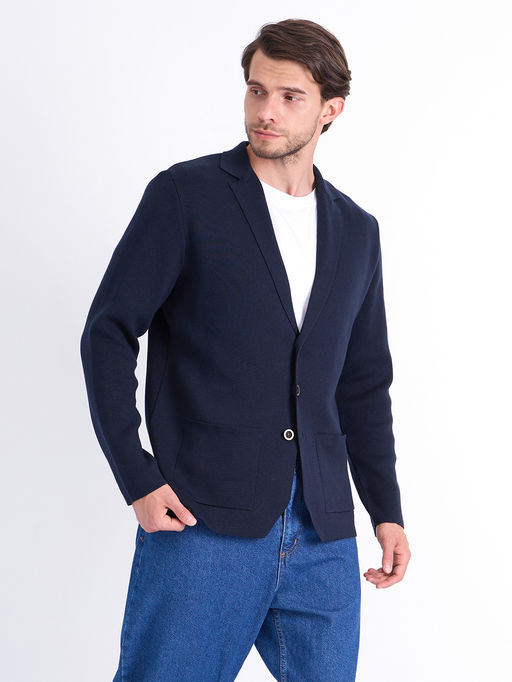 Кардиган мужской GREG G136-KF-т.синий 345