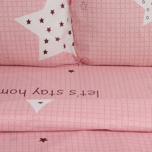 Постельное бельё 2 сп Экономь и Я Stay home 173х215см, 175х214см, 50х70см-2шт, 60г/м2, микрофибра фото 2