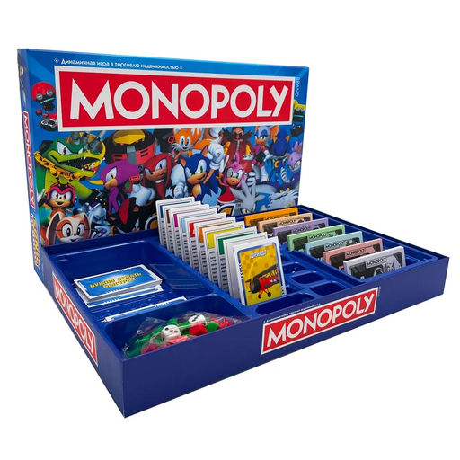 Hasbro Наст. игра "Монополия Соник" (Sonic the Hedgehog) арт.WM04624