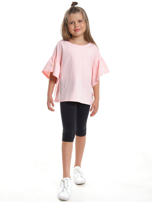 Футболка подростковая одежда UD 7909 крем-розовый - Mini maxi фото 6