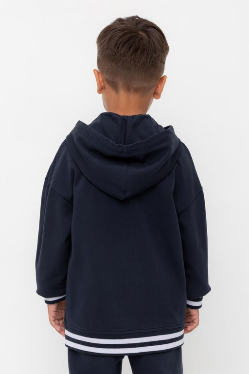 КР 302758/индиго к569 джемпер (толстовка) для мал - Crockid фото 3